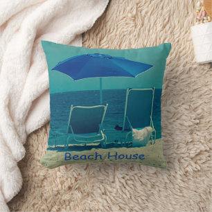 Beach House Zomerblauw Zee 4Marvin Kussen