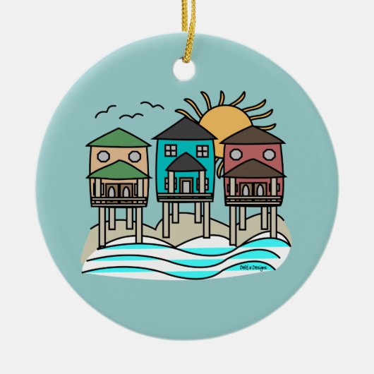 Beach Houses Ornament (Voorkant)