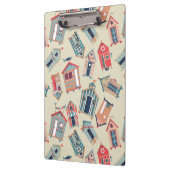 Beach Hut Pattern Klembord (Links)