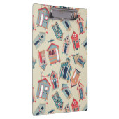 Beach Hut Pattern Klembord (Rechts)