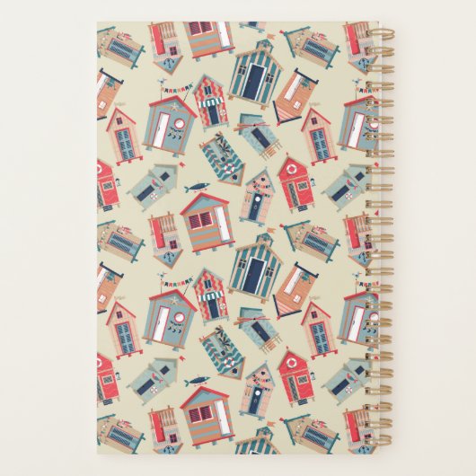 Beach Hut Pattern Planner (Achterkant)