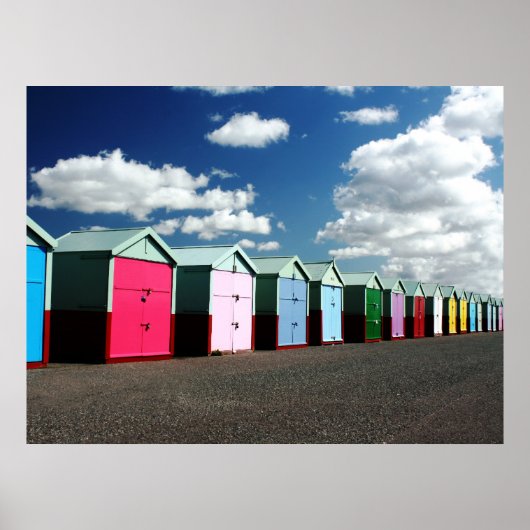 Beach Huts 2 Poster (Voorkant)
