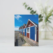 Beach Huts 3 Briefkaart (Staand voorkant)