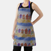 Beach Huts Apron Schort (Insitu)