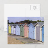 Beach huts briefkaart (Voorkant / Achterkant)