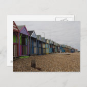 Beach Huts Briefkaart (Voorkant / Achterkant)