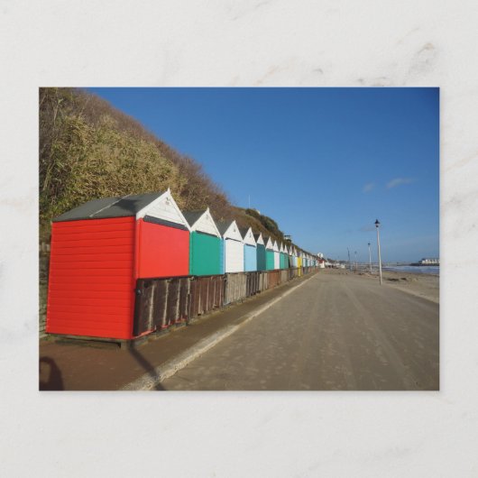 Beach huts briefkaart (Voorkant)