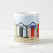 Beach Huts I Extra Grote Beker (Voorkant)