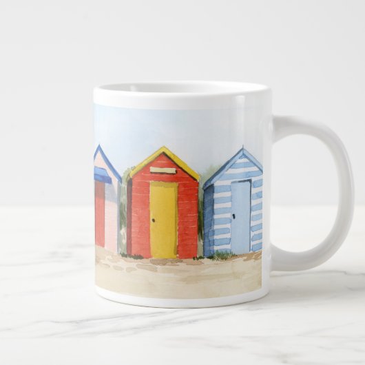 Beach Huts I Extra Grote Beker (Rechts)