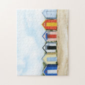 Beach Huts I Legpuzzel (Verticaal)
