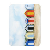 Beach Huts I Magneet (Verticaal)