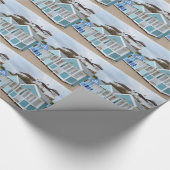 Beach Huts in Southwold Cadeaupapier (Hoek)