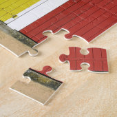 Beach huts in Vendée in Frankrijk Legpuzzel (Zijkant)