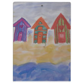 Beach Huts Klembord (Achterkant)