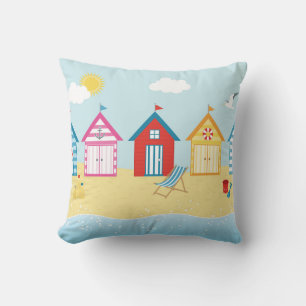 Beach Huts Kussen