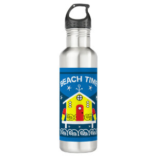 Beach Huts   Levensduur Zee   Koelaar Waterfles