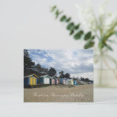 Beach huts, Mornington, Australië Briefkaart (Staand voorkant)