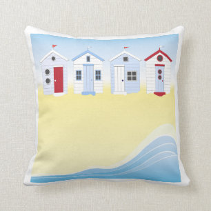 Beach Huts Pillow Kussen