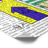 Beach Huts Poster (Hoek)