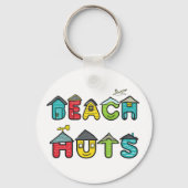 Beach Huts Sleutelhanger (Achterkant)