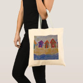 Beach Huts Tote Bag (Voorkant (product))