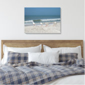 Beach Ibis Canvas Afdruk (Insitu (Slaapkamer))