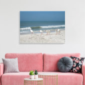 Beach Ibis Canvas Afdruk (Insitu (Woonkamer))