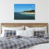 Beach In alter Canvas Afdruk (Insitu (Slaapkamer))