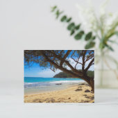 Beach in Kauai Briefkaart (Staand voorkant)