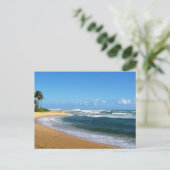 Beach in Kauai Briefkaart (Staand voorkant)