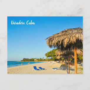 Beach in Vardero, Cuba Briefkaart