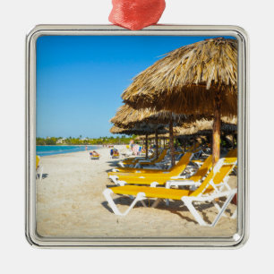 Beach in Vardero, Cuba Metalen Ornament