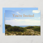 Beach Invitation Kaart (Voorkant / Achterkant)