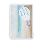 Beach is altijd een goed idee, zomer badmat (Voorkant Verticaal)