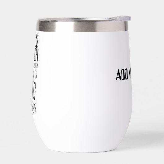 Beach is the best place were I am happy (Gauche)