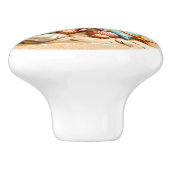 Beach Keramische Knop (Zijkant)