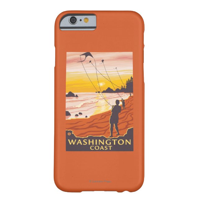 Beach & Kites - Washington Coast Case-Mate iPhone Case (Achterkant)
