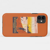 Beach & Kites - Washington Coast Case-Mate iPhone Case (Achterkant (horizontaal))