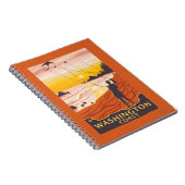 Beach & Kites - Washington Coast Notitieboek (Rechterzijde)