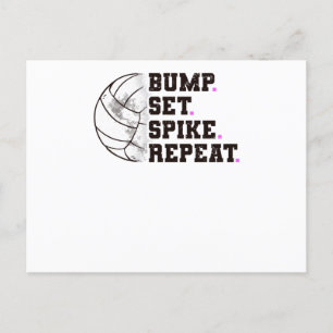 Beach Lady Volleyball Player Volleyball Girl Briefkaart