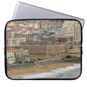 Beach landscape France: Het oude reservaat Laptop Sleeve