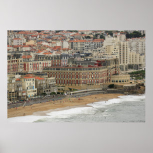 Beach landscape France: Het oude reservaat Poster