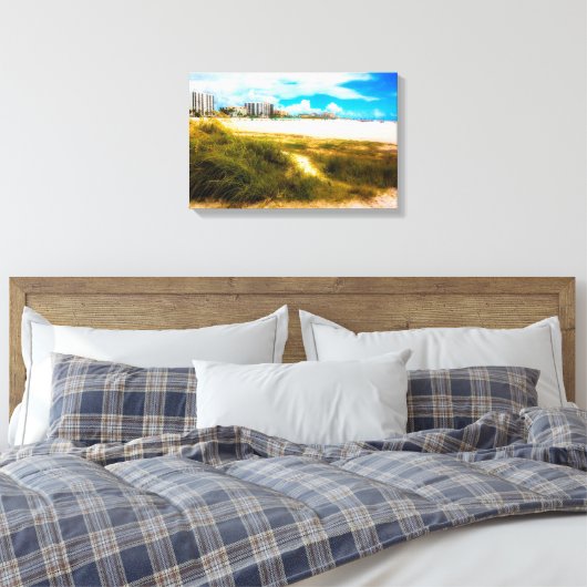 Beach Landschap Canvas Afdruk (Insitu (Slaapkamer))