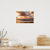 Beach Landschap Poster (Keuken)