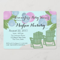 Beach Lanterns Baby shower