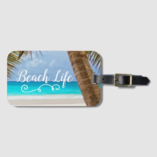 Beach Life Bagagelabel (Voorkant (horizontaal))