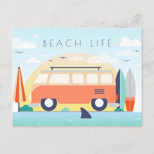 Beach Life Briefkaart (Voorkant)