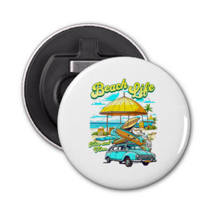 Beach Life Button Flesopener