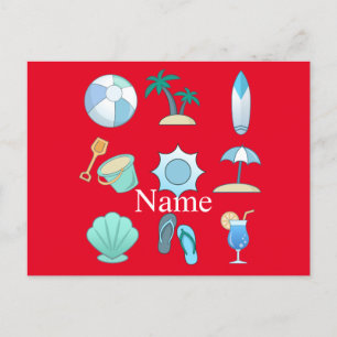 Beach Life Dingen Thunder_Cove Briefkaart