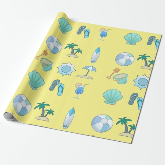 Beach Life Dingen Thunder_Cove Cadeaupapier (Uitgerold)